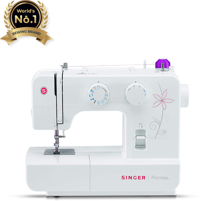 SINGER 1412 Electric Sewing Machine 12 built-in stitches 800 SPM 2 Year Warranty White