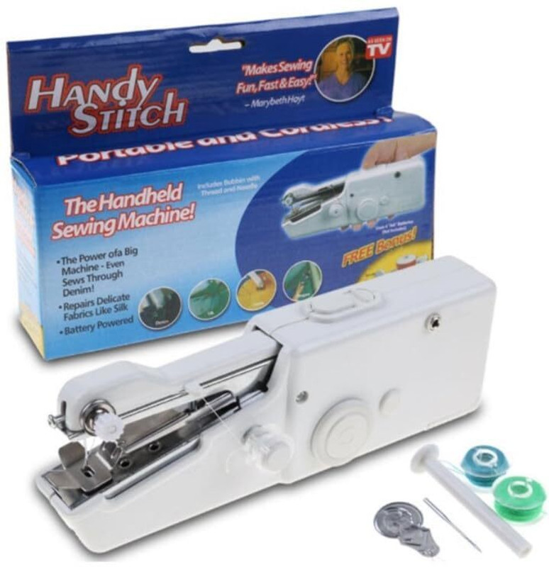 Viraan Stapler Style Hand Sewing Machine for Quick Home Repairs Stapler Sewing Machine( Built-in Stitches 1)