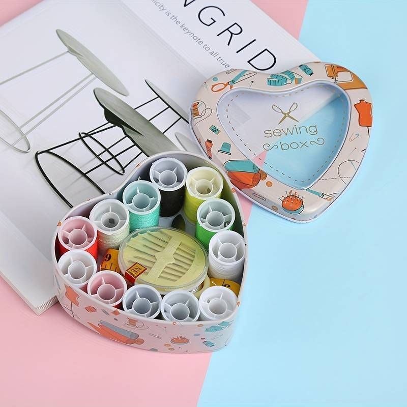 Radhe Portable Mini Travel Sewing Kit for Adults & Kids Manual Sewing Machine( Built-in Stitches 0)