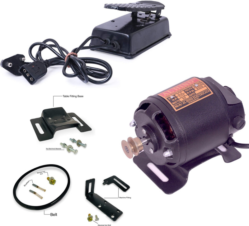 Al hind Motor For Industrial Sewing Machine Manual Sewing Machine( Built-in Stitches 8500)
