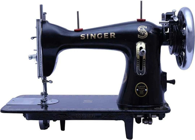 SINGER MAGNA BLACK WITHOUT COVER AND BASE Manual Sewing Machine( Built-in Stitches 5)