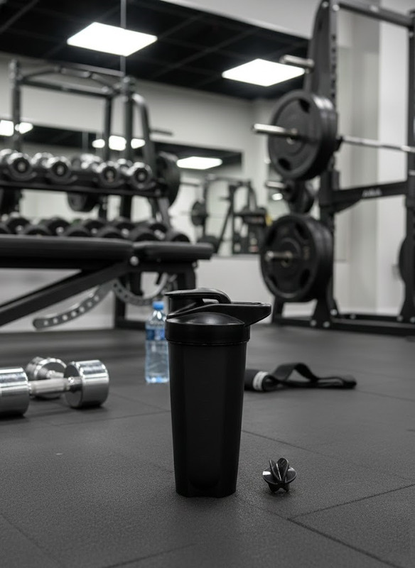 DIVISHAA Smooth Shakes | 100% Leakproof, BPA-Free, Durable Gym Shaker Shaker Percussion(Pack of 1)