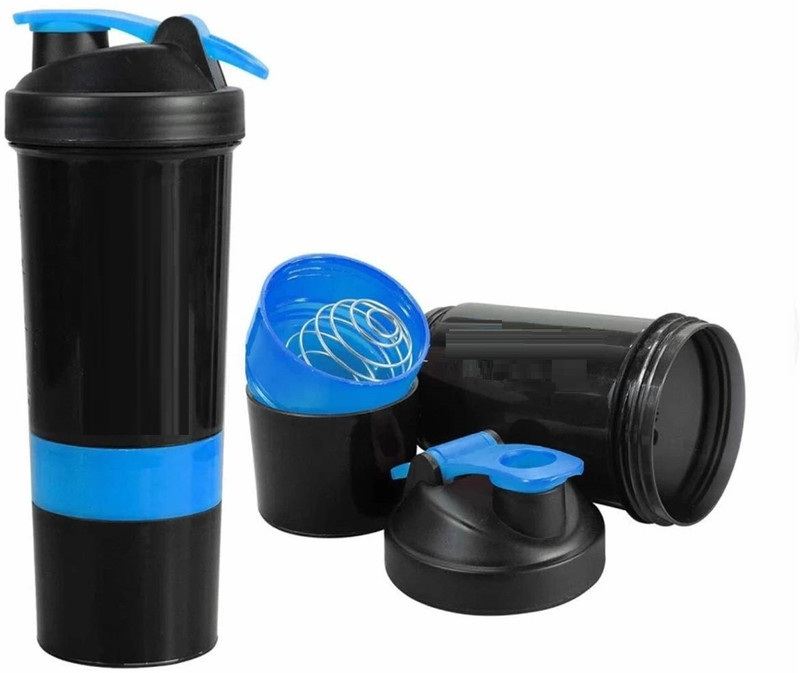 HVG TRADERS Protein Shaker Bottles with Mix Ball Portable Sports Water Bottle Shaker Percussion(Pack of 1)