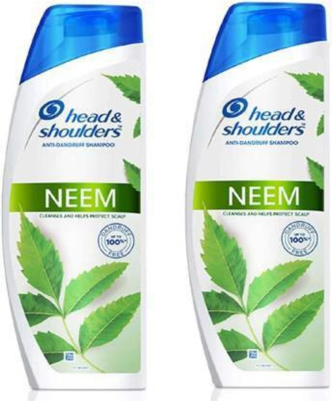 HEAD & SHOULDERS Anti Dandruff Neem Shampoo Pack Of 2 (340*2) (680 ml)