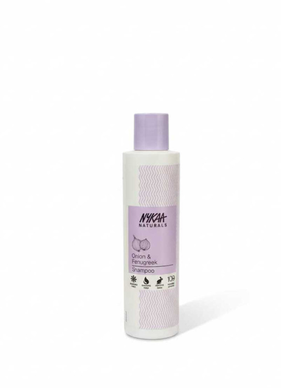 NYKAA Naturals Shampoo Onion and Fenugreek 200 ML(200 ml)
