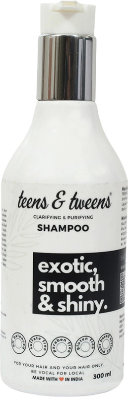 Teens & Tweens Shampoo | Clarifying | SLS/Paraben Free | pH Safe 7-18 Years(300 ml)