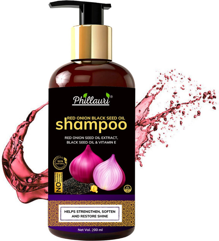 Phillauri Onion Shampoo for Hair Growth and Hair Fall Control (300 ml)
