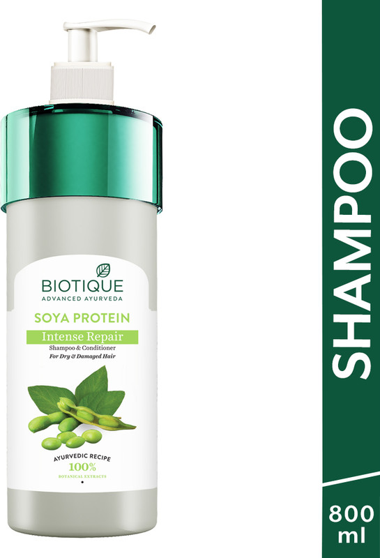 BIOTIQUE Soya Protein Intense Repair Shampoo & Conditioner(800 ml)