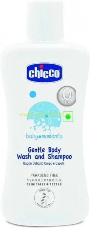 Chicco GENTLE BODY WASH AND SHAMPHOO 200 ML(200 ml)