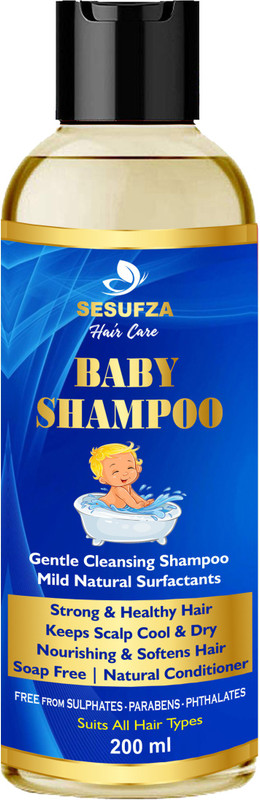 SESUFZA Baby (Children) Shampoo Tear Free Gentle Cleansing Shampoo For Born Babies & Kid(200 ml)