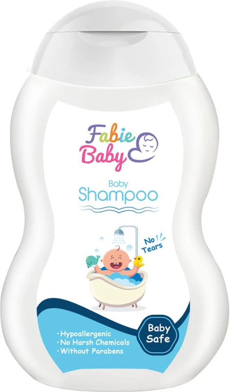 Fabie Baby Shampoo for Kids, Tear Free, for Soft and Shiny Hair, 1 to 10 Years(250 ml)