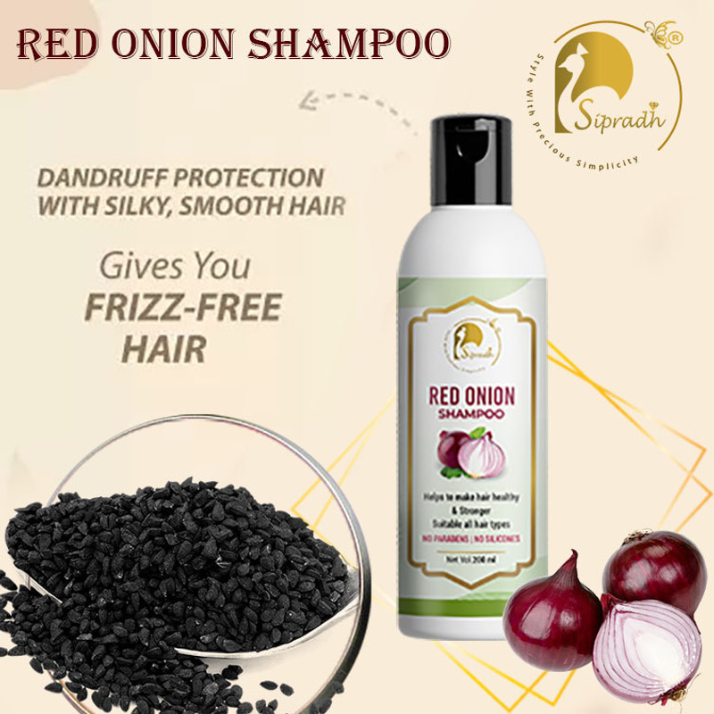 Sipradh Onion Shampoo for Hair Growth and Hair Fall Control Men & Women(200 ml)