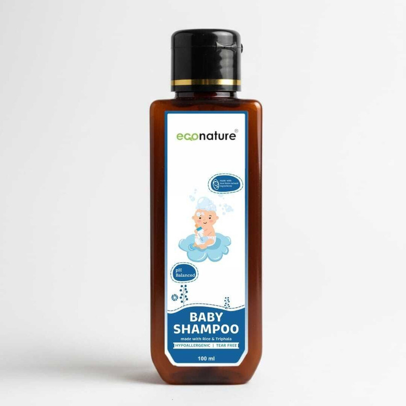 ECONATURE Baby Shampoo | Hypoallergenic & Tear-Free Formula(100 ml)