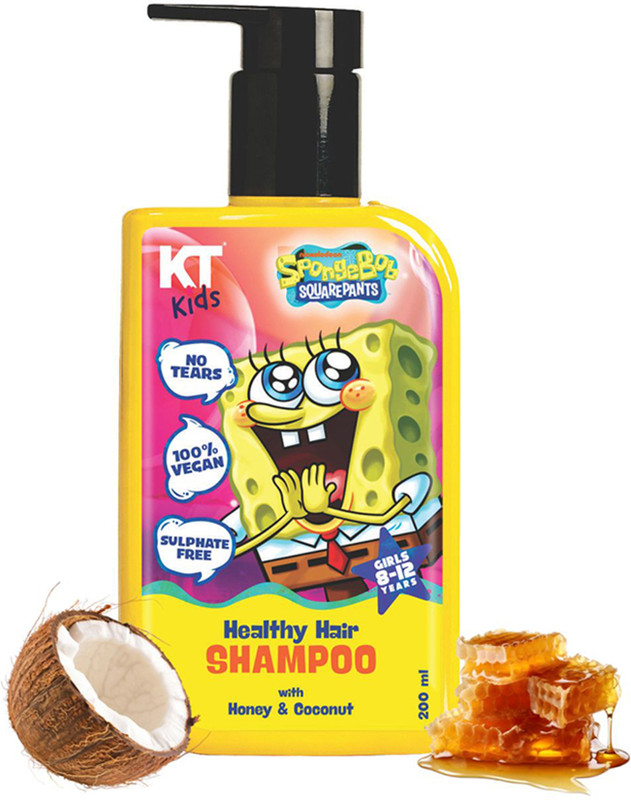 KT KIDS Cleansing Shampoo for kids, Tear-Free, Pediatric Certified,Girls 8-12 Years(200 ml)