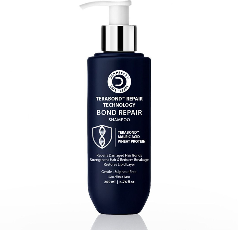 DERMISTRY Bond Repair Shampoo Terabond Maleic Acid Protein for Hair Breakages Split Ends(200 ml)
