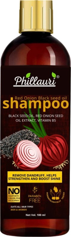 Phillauri Onion Shampoo for Hair Growth and Hair Fall Control  (100 ml)