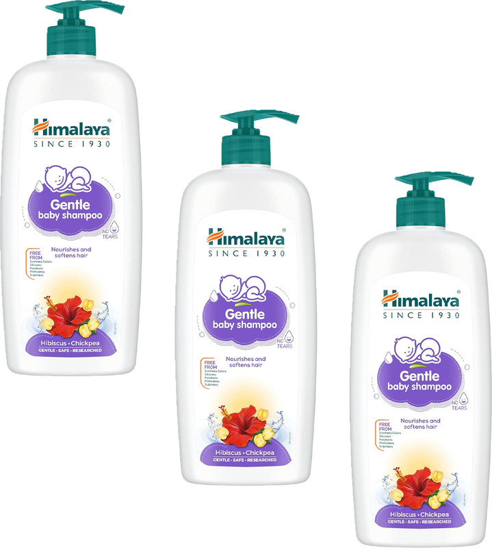 HIMALAYA GENTLE BABY SHAMPOO 600ML ( Pack of 3 )(1800 ml)