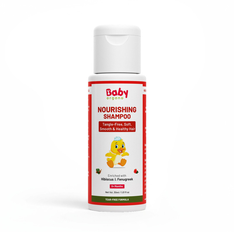 BabyOrgano Ayurvedic Bhringraj, Lemon Tear Free Baby Shampoo 30ml(30 ml)