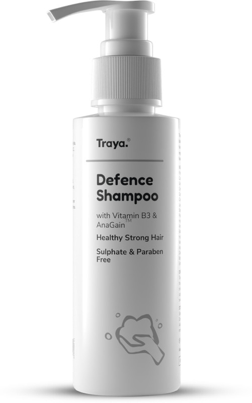 Traya Defence Shampoo for Scalp Nourishment | Contains Biotin & Anagain(100 ml)