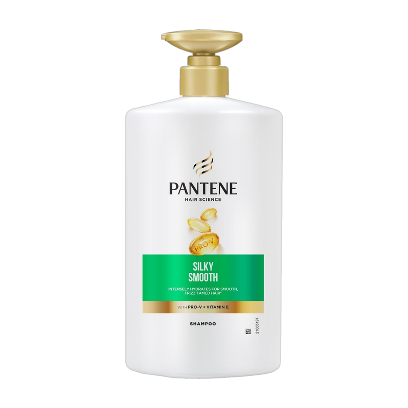 PANTENE Hair Science Silky Smooth Shampoo with Vitamin E(1000 ml)