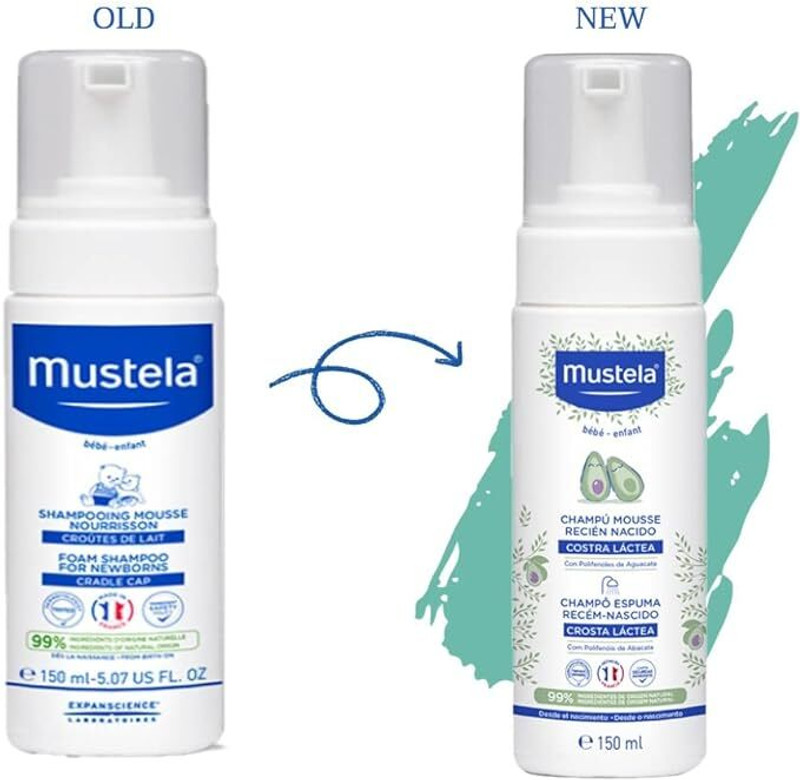 Mustela Foam Shampoo for Newborn (pack of 2)(300 ml)