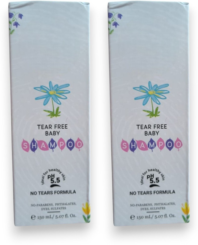 zeliora LittleLeaf Gentle Care Baby Shampoo | Pack Of 2 Each 150ml(300 ml)