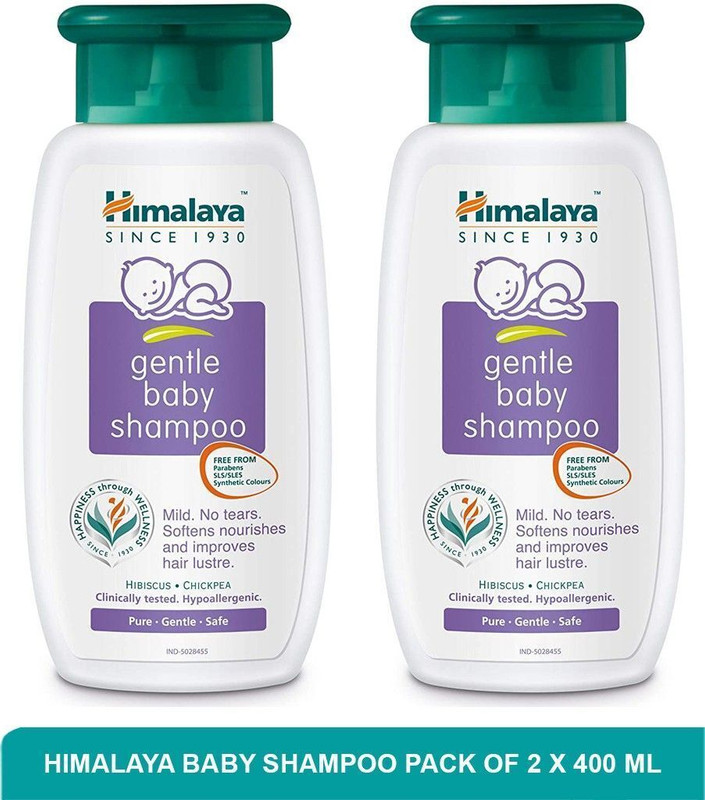 HIMALAYA Baby Shampoo | Tear Free Baby Shampoo (Pack of 2)400ml(800 ml)