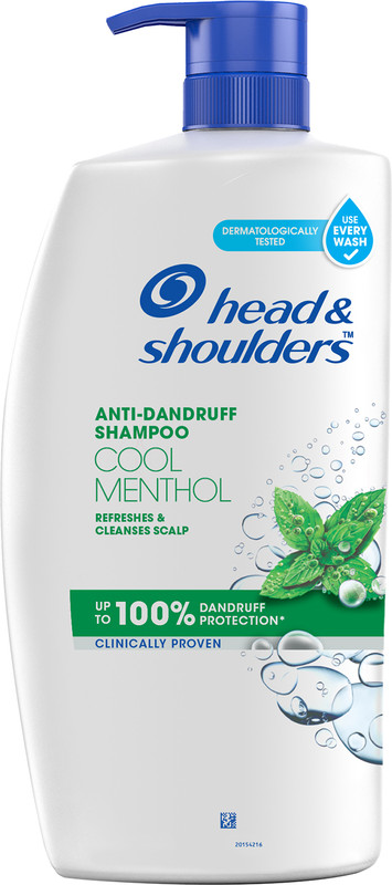 HEAD & SHOULDERS Cool Menthol Anti-Dandruff Shampoo for Scalp Protection(1 L)