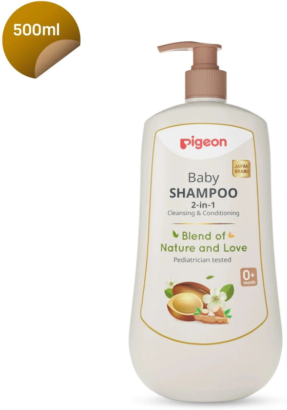 Pigeon Baby Shampoo 2 in 1 Cleansing & Conditioning 500ml(500 ml)