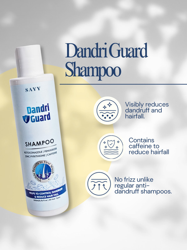 SAYY Dandri Guard Anti Dandruff & Hair Fall Shampoo For All Hair Types(200 ml)