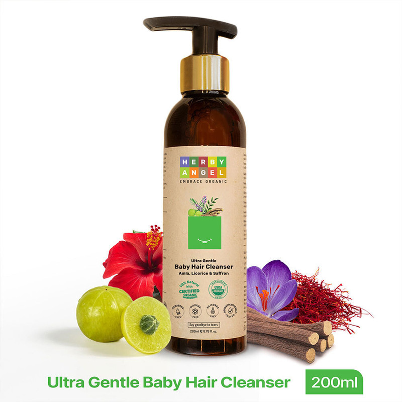 HERBY ANGEL Ultra Gentle Baby Hair Shampoo(200 ml)
