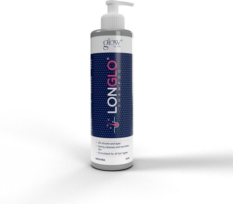 GlowbyNJK Longlo Shampoo with Natural Extracts and Vitamins, Provides Intense Hydration(200 ml)