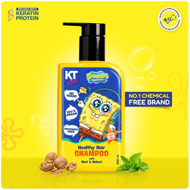 KT KIDS Kids Keratin Protein Healthy Hair Shampoo Gentle Nourishing Care(200 ml)