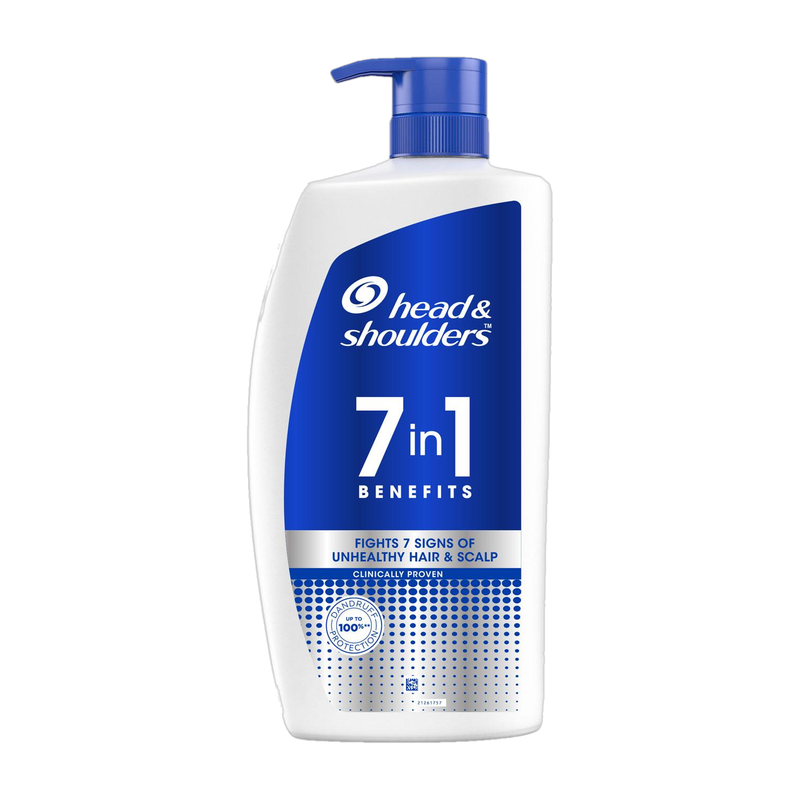 HEAD & SHOULDERS 7in1 Anti-Dandruff Shampoo | For All Hair Types | For All Hair Types(1 L)