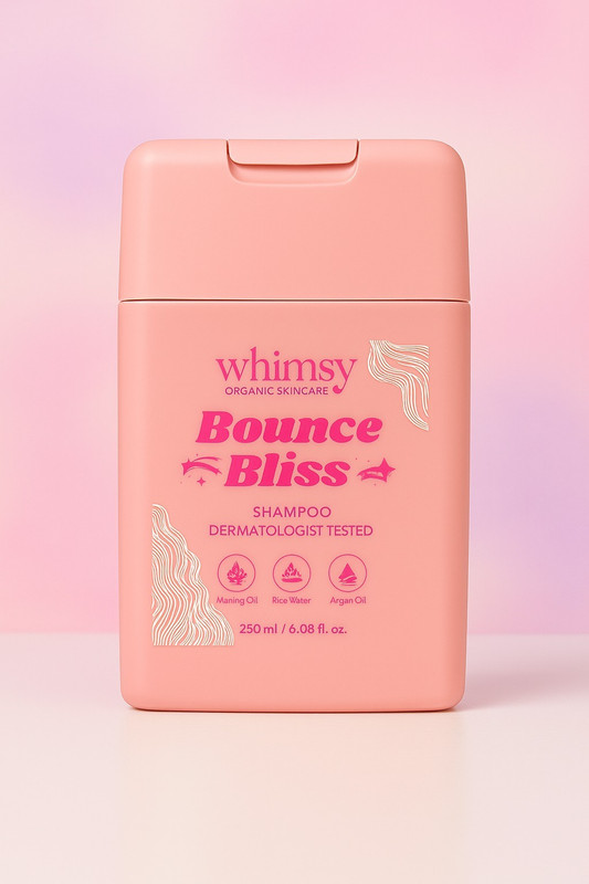 Whimsy Beauty Bounce Bliss Shampoo for Kids | Gentle, Sulfate-Free Cleanser with Aloe Vera(250 ml)