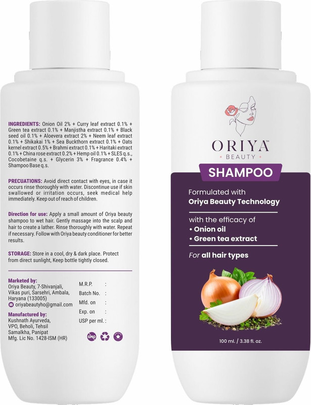 Oriya Beauty Onion Shampoo(100 ml)