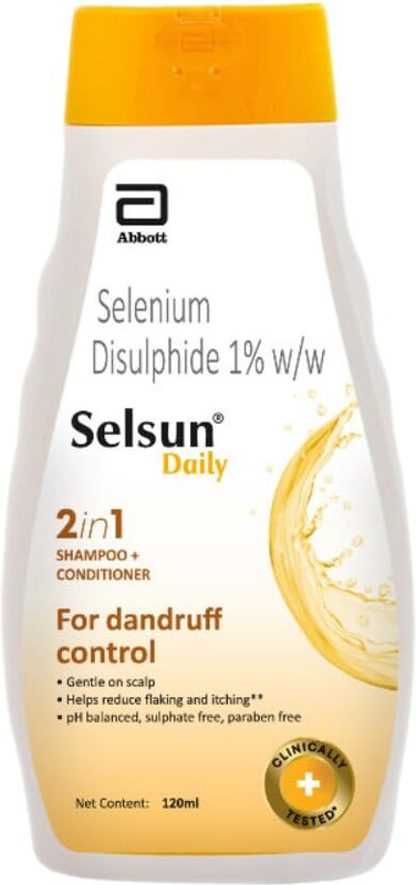 Selsun Daily Anti-Dandruff Shampoo for Dry Scalp(120 ml)