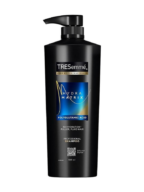 TRESemme Hydra Matrix Shampoo | Polyglutamic Acid for 100H of Hydrated, Paraben Free(580 ml)