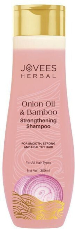 JOVEES Onion Oil & Bamboo Hair Strengthening Shampoo(300 ml)
