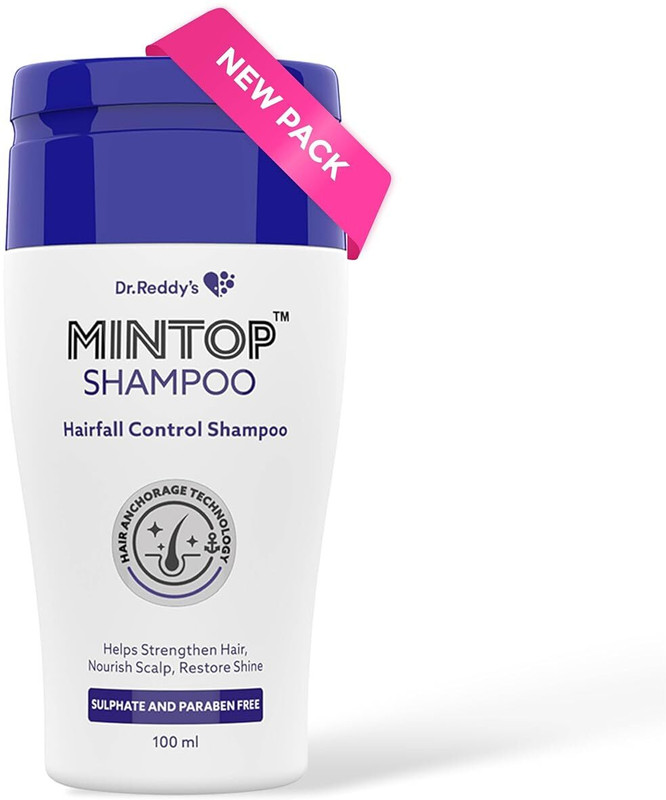 Dr. Reddy's Mintop Pro Shampoo For Hair Fall Control | Fortified With Procapil And Redensyl(100 ml)