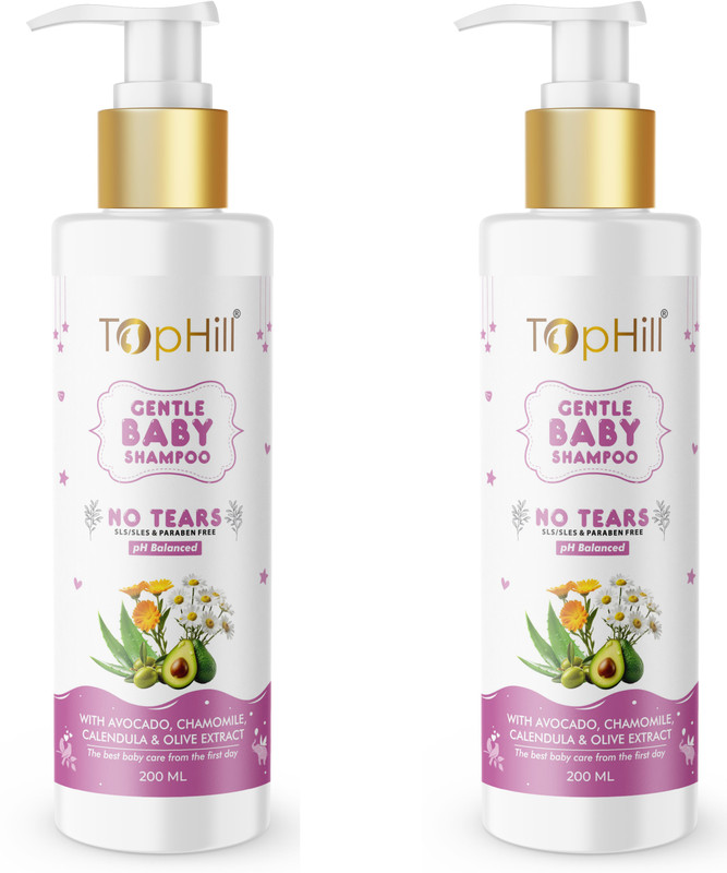 Tophill Gentle Baby Shampoo Combo - Pack of 2(400 ml)