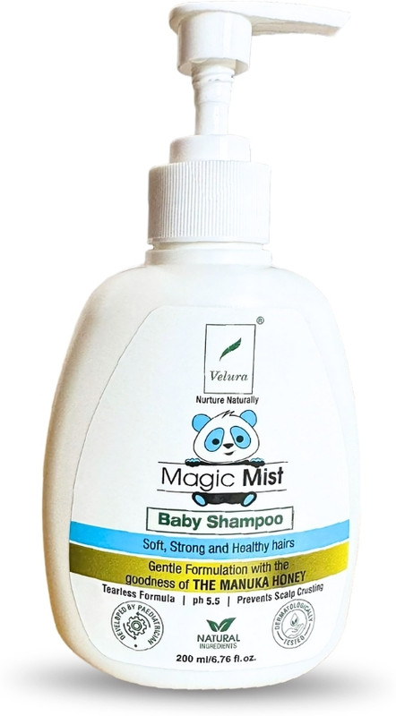 Velura Baby Shampoo -Magic mist , Gentle Formulation With Goodness of Manuka Honey(200 ml)