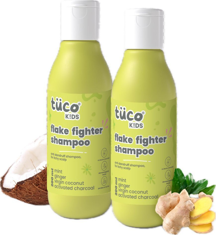 TuCo Kids Anti-Dandruff Shampoo for Ages 2-10 Years - 200ml (Pack Of 2)(400 ml)