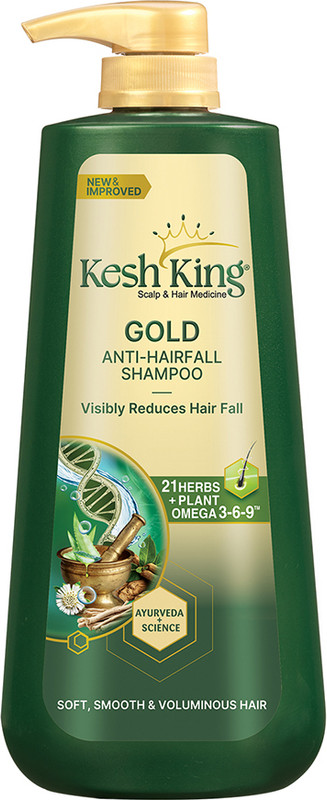 Kesh King Gold Anti Hairfall Shampoo, For Soft, Smooth and Voluminous Hair(1000 ml)