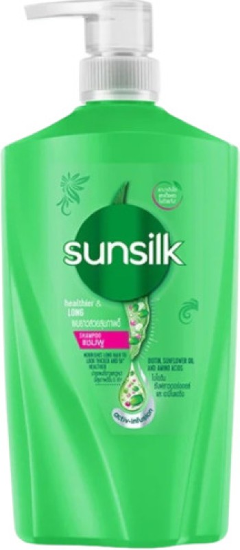 SUNSILK Healthier and Long Shampoo (Made in Thailand)  (625 ml)