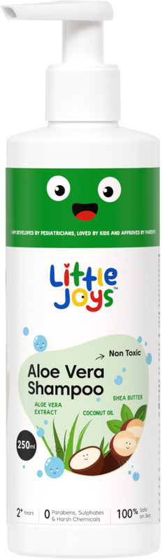 Little Joys Aloe Vera Shampoo For Kids | Cleanses & Nourishes Hair & Scalp(250 ml)