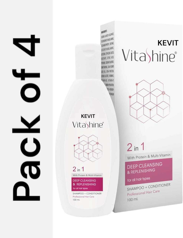 Kevit Vitashine Protein and Multivitamin 2 in 1 Shampoo(400 ml)