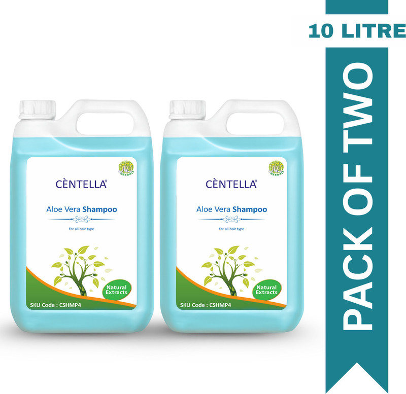 CENTELLA Aloe Vera |Shampoo|Natural & Herbal | Anti-Dandruff | Hair Fall Control shampoo(10 L)