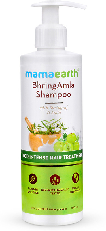Mamaearth BhringAmla Shampoo with Bhringraj & Amla(250 ml)