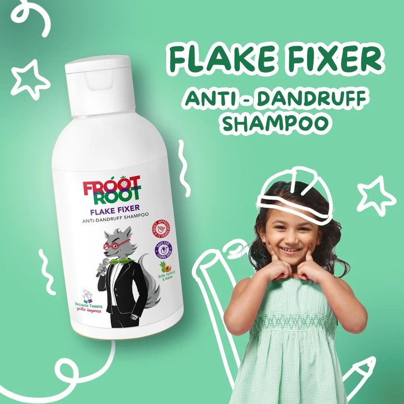 FROOT ROOT Flake Fixer Anti Dandruff Shampoo for Kids(100 ml)